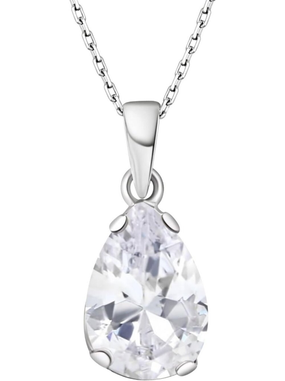 Elegant Birthstone Pendant Necklace in 925 Sterling Silver for Women - Perfect